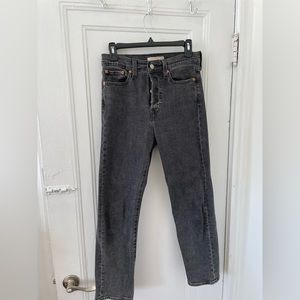 Black Levi Wedgie Jeans